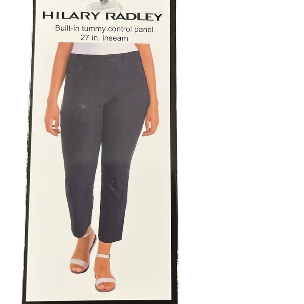 Hilary Radley Ladies' Pull On Ankle Pants Black Size XXL